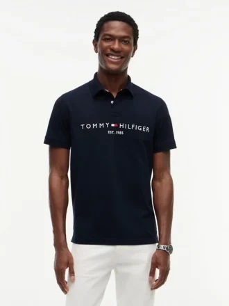 Polo cu logo Tommy brodat