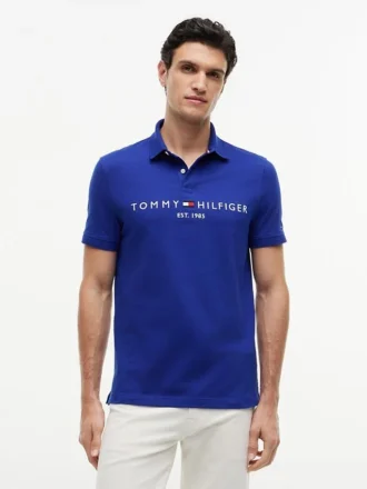 Polo cu logo Tommy brodat