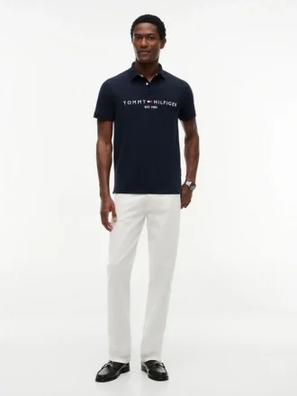 Polo cu logo Tommy brodat