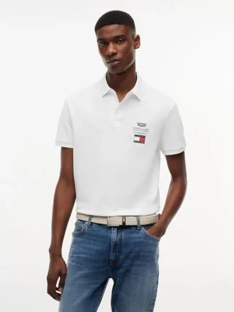 Polo cu logo-ul Tommy x Cadillac F1® Team Polo cu logo-ul Tommy x Cadillac F1® Team