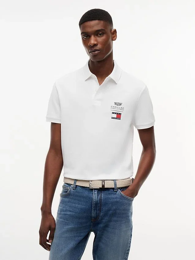 Polo cu logo-ul Tommy x Cadillac F1® Team Polo cu logo-ul Tommy x Cadillac F1® Team