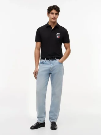 Polo cu logo-ul Tommy x Cadillac F1® Team