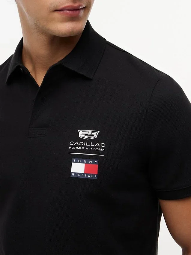 Polo cu logo-ul Tommy x Cadillac F1® Team Polo cu logo-ul Tommy x Cadillac F1® Team