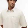 Polo de rugby din crep jersey cu croială oversized Polo de rugby din crep jersey cu croială oversized