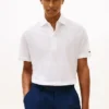 Polo din amestec de bumbac și in New York Label