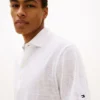 Polo din amestec de bumbac și in New York Label