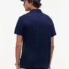 Polo din amestec de bumbac și in New York Label