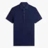 Polo din amestec de bumbac și in New York Label