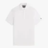 Polo din amestec de bumbac și in New York Label