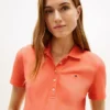 Polo din bumbac elastic, croială slim Polo din bumbac elastic, croială slim