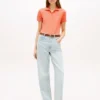 Polo din bumbac elastic, croială slim Polo din bumbac elastic, croială slim