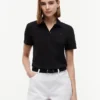 Polo din bumbac elastic cu croială clasică Polo din bumbac elastic cu croială clasică