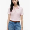 Polo din bumbac elastic cu croială clasică Polo din bumbac elastic cu croială clasică