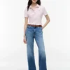 Polo din bumbac elastic cu croială clasică Polo din bumbac elastic cu croială clasică