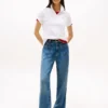 Polo din bumbac elastic cu croială clasică Polo din bumbac elastic cu croială clasică