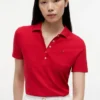 Polo din bumbac elastic cu croială clasică Polo din bumbac elastic cu croială clasică