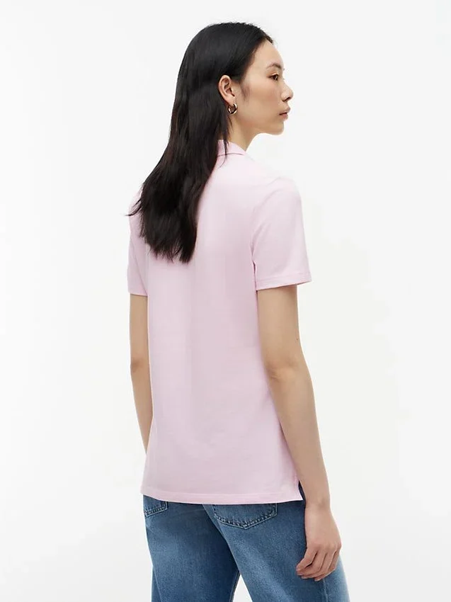 Polo din bumbac elastic cu croială clasică Polo din bumbac elastic cu croială clasică