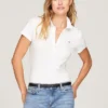 Polo din bumbac elastic cu croială slim