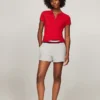 Polo din bumbac elastic cu croială slim