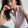 Polo din bumbac elastic cu croială slim