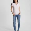 Polo din bumbac elastic cu croială slim