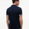 Polo din bumbac neted, croială slim