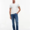 Polo din bumbac neted, croială Slim Fit
