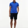 Polo din bumbac neted, croială Slim Fit