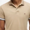 Polo din bumbac neted, croială Slim Fit
