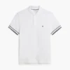 Polo din bumbac neted, croială Slim Fit