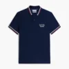 Polo din bumbac neted cu croială regular