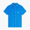Polo din material frotir cu monogramă script