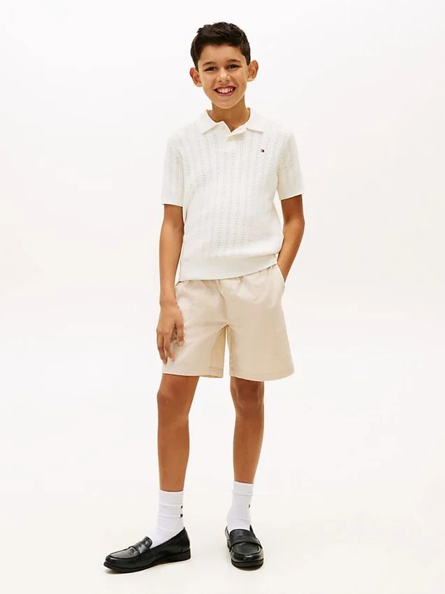 Polo din tricot deschis pentru copii Polo din tricot deschis pentru copii