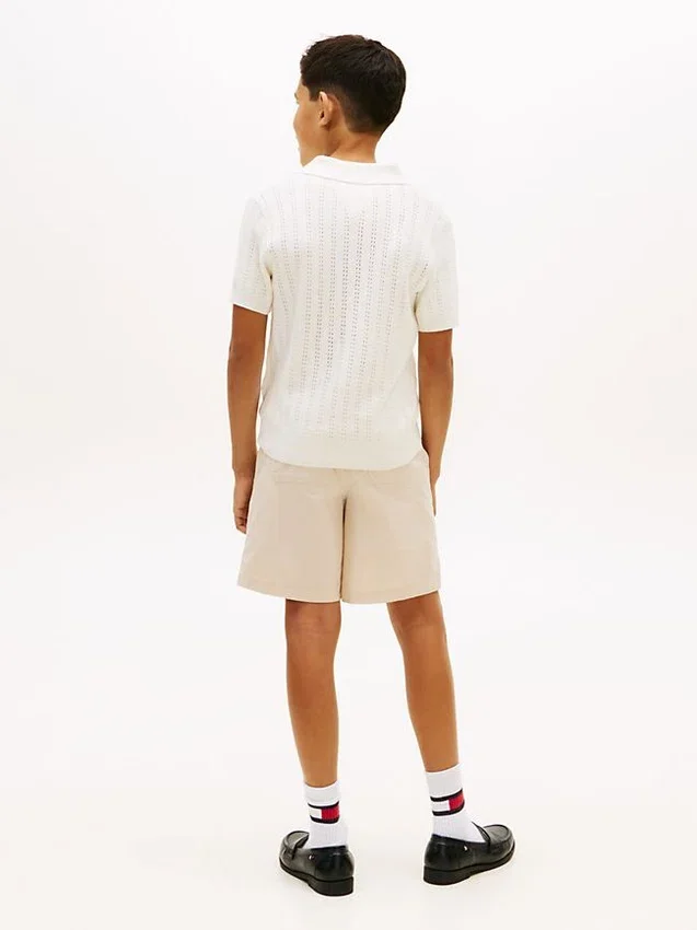 Polo din tricot deschis pentru copii Polo din tricot deschis pentru copii