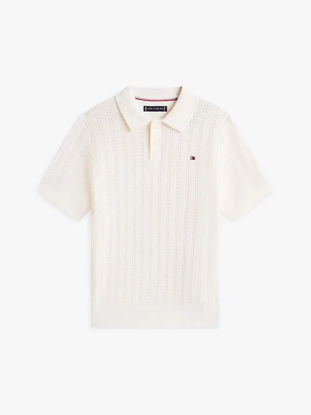 Polo din tricot deschis pentru copii Polo din tricot deschis pentru copii