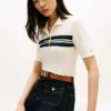 Polo elastic cu dungi, croială regular Polo elastic cu dungi, croială regular