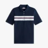 Polo elastic cu dungi, croială regular Polo elastic cu dungi, croială regular
