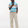 Polo elastic cu dungi multicolore pentru copii Polo elastic cu dungi multicolore pentru copii