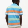 Polo elastic cu dungi multicolore pentru copii Polo elastic cu dungi multicolore pentru copii