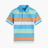 Polo elastic cu dungi multicolore pentru copii Polo elastic cu dungi multicolore pentru copii
