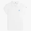 Polo elastic cu monogramă script, croială slim Polo elastic cu monogramă script, croială slim