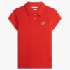 Polo elastic cu monogramă script, croială slim Polo elastic cu monogramă script, croială slim