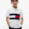 Polo elastic pentru copii, cu blocuri de culori și steag