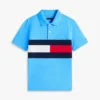 Polo elastic pentru copii, cu blocuri de culori și steag