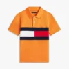 Polo elastic pentru copii, cu blocuri de culori și steag