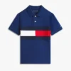 Polo elastic pentru copii, cu blocuri de culori și steag