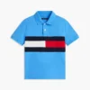 Polo elastic pentru copii, cu blocuri de culori și steag
