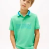 Polo elastic pentru copii cu logo Hilfiger