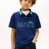 Polo elastic pentru copii cu logo Hilfiger