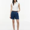 Polo fără mâneci cu croială slim și monogramă Polo fără mâneci cu croială slim și monogramă